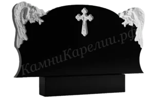 Фрезерный памятник с ангелом и крестом № 28