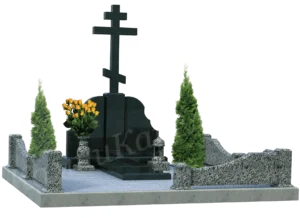 Мемориальный комплекс с крестом MK23