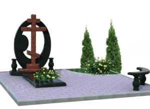 Мемориальный комплекс с крестом MK4