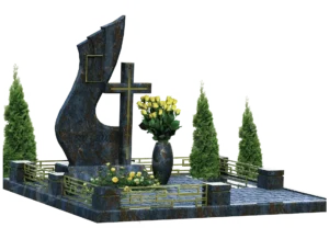Мемориальный комплекс с крестом MK43