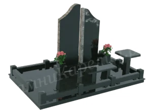 Мемориальный комплекс на двоих с берёзой MK46