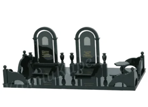Мемориальный комплекс на двоих с аркой MK54