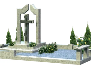 Мемориальный комплекс с крестом MK59