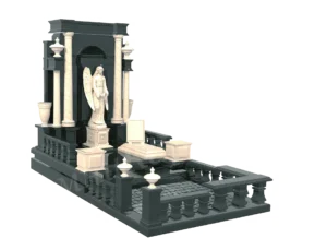 Мемориальный комплекс с ангелом и аркой MK62