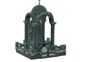 Мемориальный комплекс с аркой и колоннами MK87