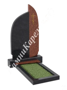 Европейский памятник фигурный с крестом № 15