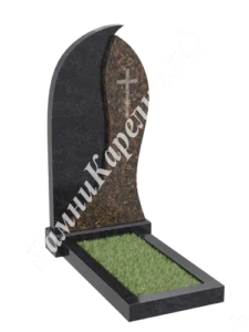 Европейский памятник фигурный с крестом № 6